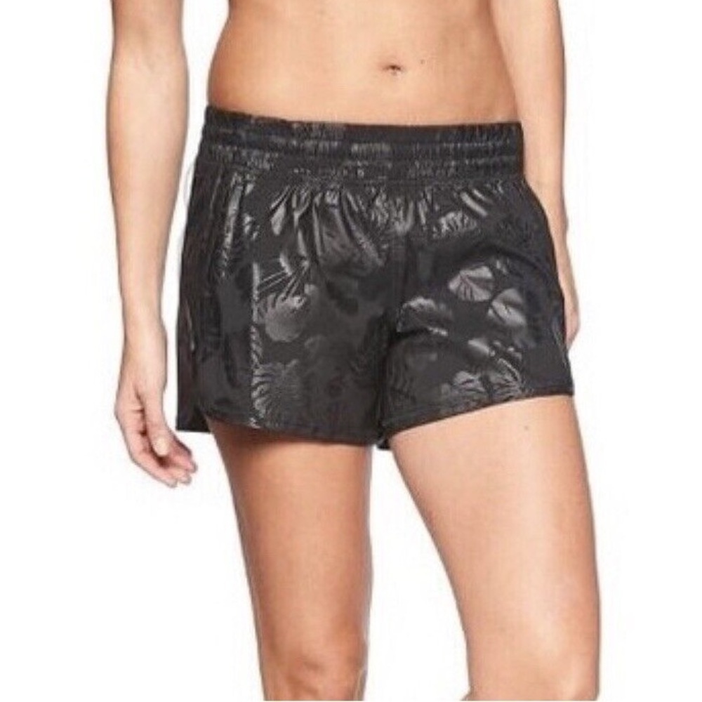 Athleta Botanical Racer Run Shorts